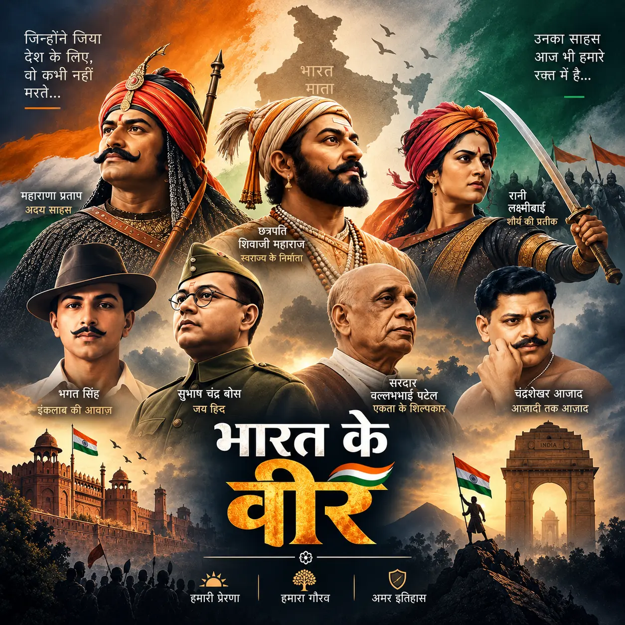 महापुरुष एवं वीर योद्धा
